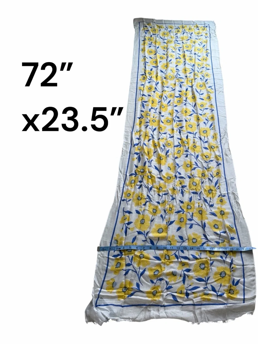 Kate Spade New York Springtime Floral Oblong Scarf NWT